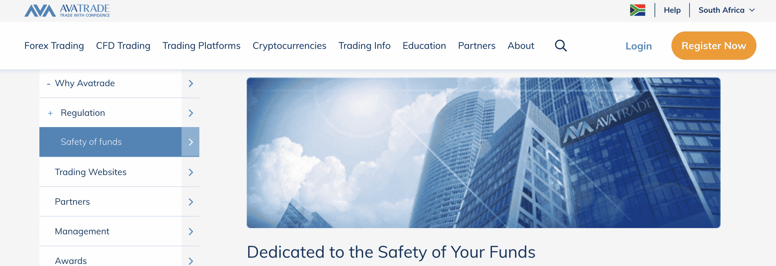 AvaTrade Client Fund Security and Safety Features