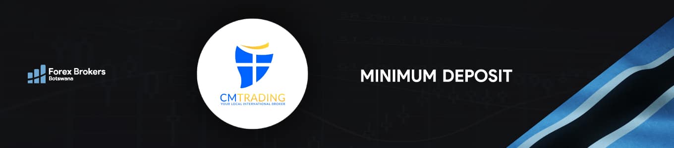 CM Trading minimum deposit review