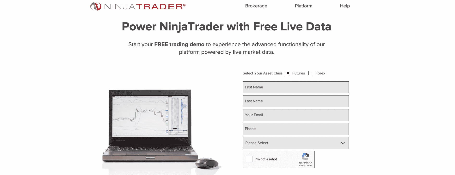 NinjaTrader Demo Account