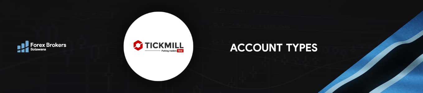 Tickmill account types Main Banner