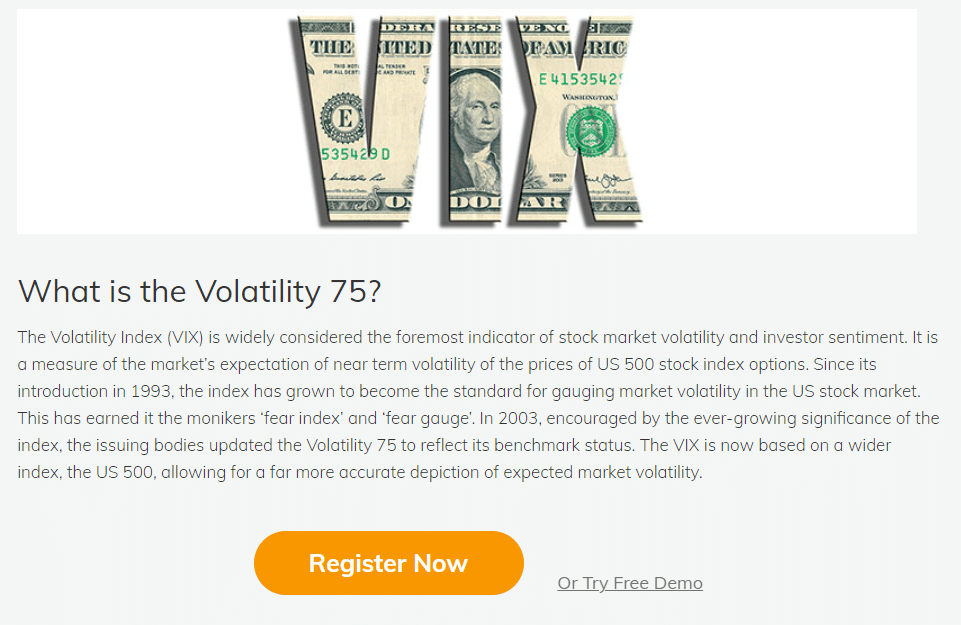 AvaTrade Volatility 75