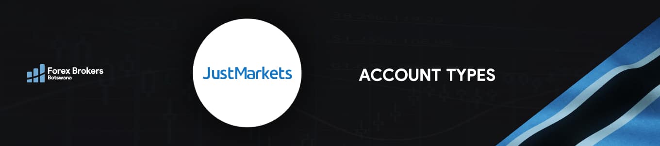 JustMarkets account types review