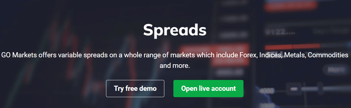GO MARKETS Low Spread Forex