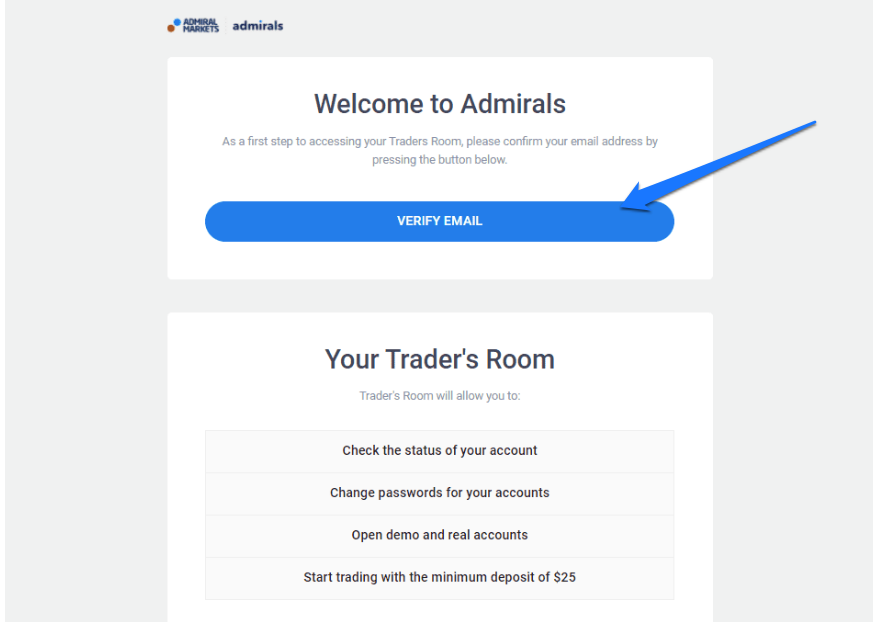 How to Open an Admiral Markets Account step 5