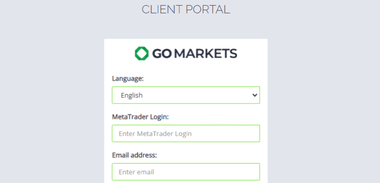 How to open an account with GO Markets step 5